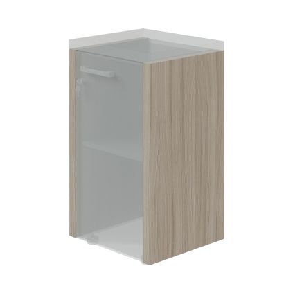 Boční obkladové desky TopOffice 2 ks pro nízkou skříň, driftwood