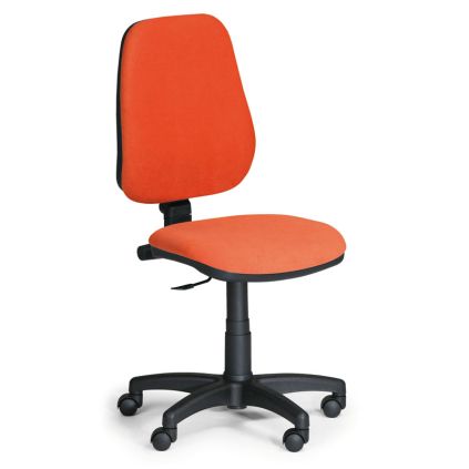 Pracovní židle Comfort bez područek, oranžová