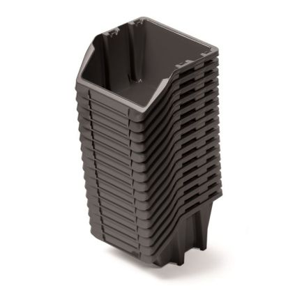 Sada 16 úložných boxů po 9,2 × 7,7 × 6 cm, černá