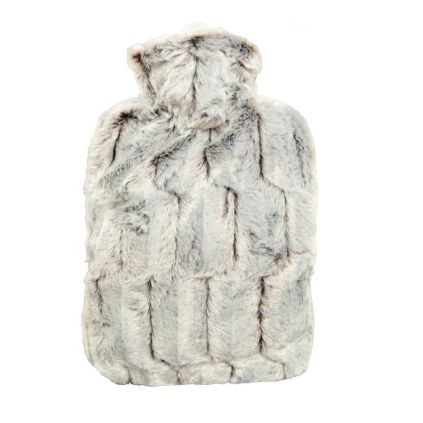 Termofor Hugo Frosch Classic s umělou kožešinou 1,8 l, hnědá