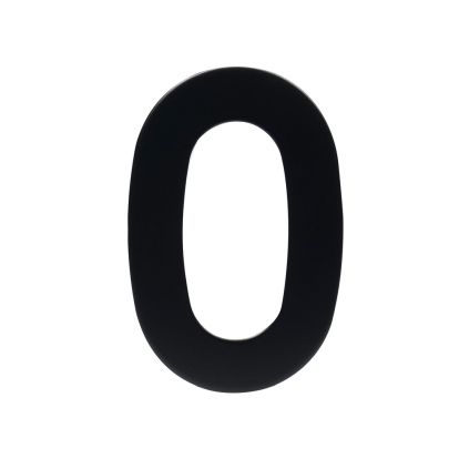 Domovní číslo "0", RN.95L, černá