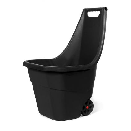 Zahradní vozík, 55 l, černá