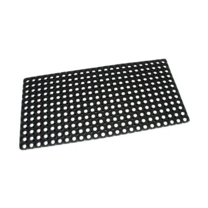 Gumová čisticí rohož Honeycomb 50 x 100 x 2,2 cm, černá