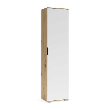 Předsíňová skříň Walker 50 cm, dub artisan / bílá