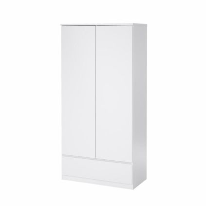 Šatní skříň Simplicity, bílý lesk