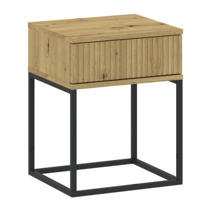 Noční stolek Muros N40 bez madel, dub artisan
