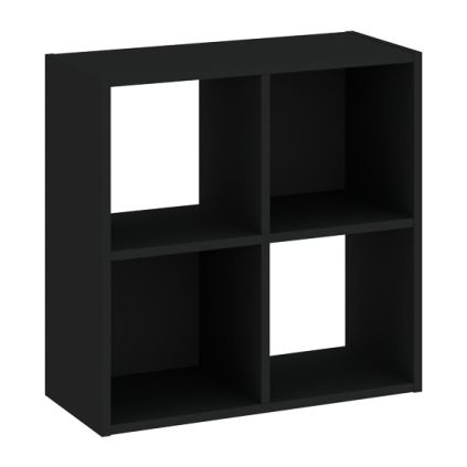 Regál Sinde 2x2, černá