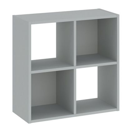 Regál Sinde 2x2, šedá
