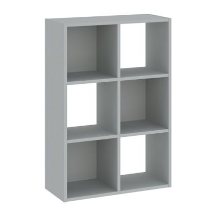 Regál Sinde 2x3, šedá