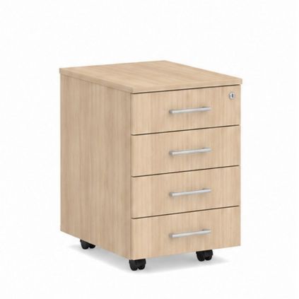 Kontejner Impress 40,6 x 50,1 cm - 4 zásuvky, akát světlý