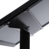 Menuboard s LED vitrínou 2 x A4, černá