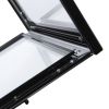 Menuboard s LED vitrínou 2 x A4, černá