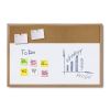 Combi Board whiteboard / korek 60 × 90 cm, bílá