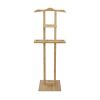 Bambusový stojan na oblečení Compactor Bamboo, hnědá