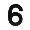Domovní číslo "6", RN.95L, černá