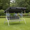 Zahradní houpačka Silva, černá
