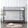 Postel Bunky 90 x 200 cm, patrová, černá