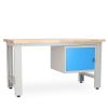 Dílenský stůl Solid OAK-01, 150 cm, závěsný box, dub