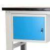 Dílenský stůl Solid MDF-10, 180 cm, závěsný box, černá