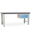 Dílenský stůl Solid MDF-02, 210 cm, závěsný box, černá