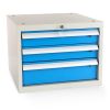 Dílenský stůl Solid MDF-30, 210 cm, závěsný box, černá