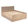 Postel Rustico 160 x 200 cm, dub artisan