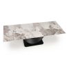 Jídelní stůl Wolker, mramor / černá