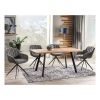 Jídelní stůl Kubelis, dub artisan / černá