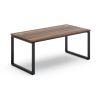 Stůl SimpleOffice 180 x 90 cm, ořech vlašský / černá
