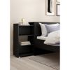 Úložné čelo postele Simplicity 145 cm, černý mat