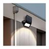 LED solární reflektor se senzorem WL913, černá