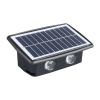 LED solární nástěnné světlo WL917, černá