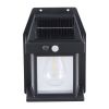 LED solární nástěnné světlo WL918, černá